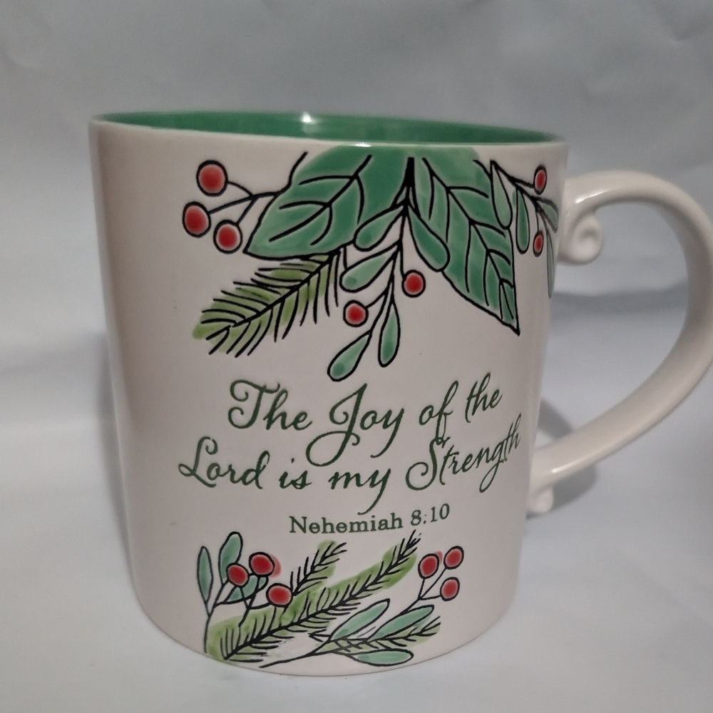 Beautiful Spectrum 2025 Large Coffee Mug Biblical Saying Both SIDES NICE